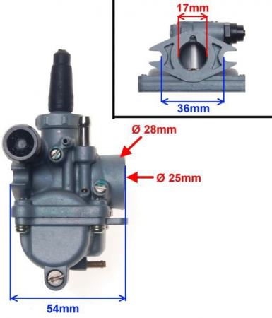 Carburator Yamaha Rd50/Vm16 50 [1]