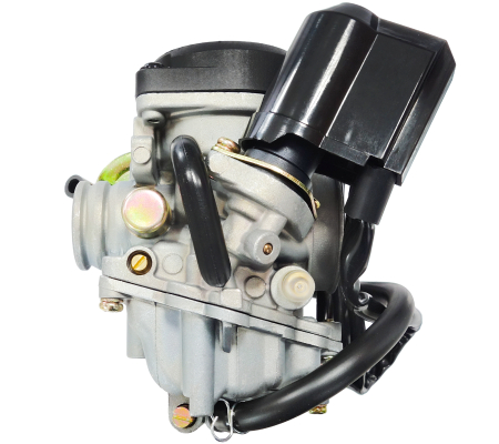 Carburetor Moretti GY6, 50cc 4T, t.16 mm, soc automat, capac de plastic [4]