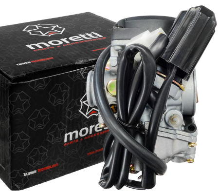 Carburetor Moretti GY6, 50cc 4T, t.18 mm, soc automat, capac de plastic [5]