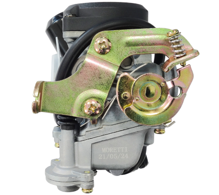 Carburetor Moretti GY6, 50cc 4T, t.18 mm, soc automat, capac de plastic [2]