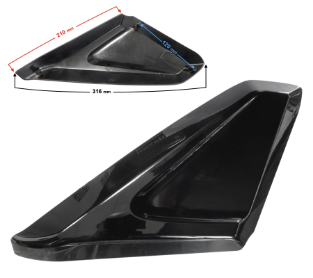 Carcasa rezervor stanga jos, Blade R, culoare negru [2]