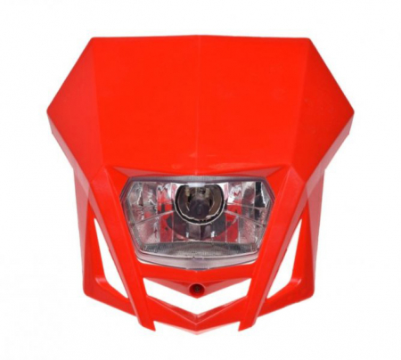 Carena si far, Enduro, culoare rosu, AW2352R [1]