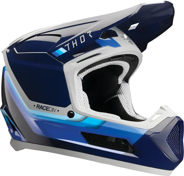  Casti - Casca copii ATV/Cross Thor Defy, culoare albastru/gri, marime S