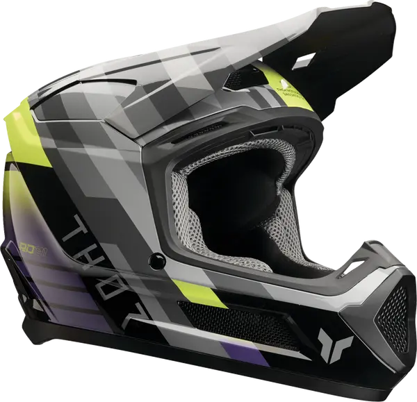 Casti - Casca copii ATV/Cross Thor Fleet Camber, culoare gri/mov, marime S