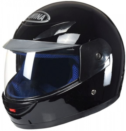 Casti - Casca copii integrala, marime 47-48 cm, culoare negru