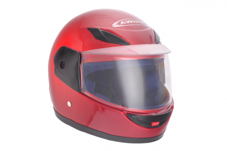 Casti - Casca copii integrala, marime 47-48 cm, culoare rosu