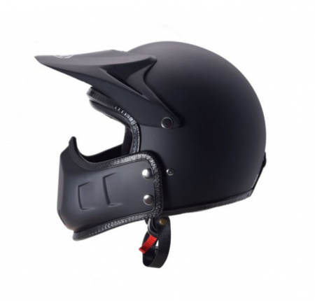 Casti - Casca cross/atv, Awina TN8658E, barbie detasabila, marime L, culoare negru