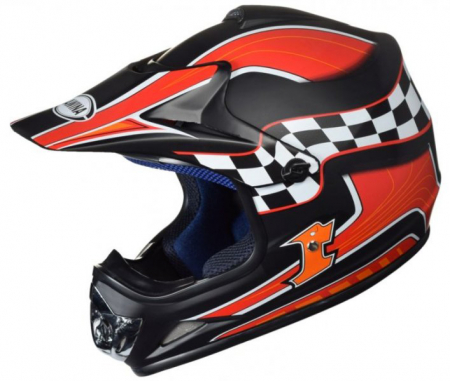 Casti - Casca Cross/ATV copii WM TN8696, marime 47-48 cm, culoare rosu/negru