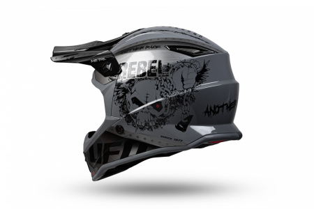 Casca cross/atv Ufo Intrepid Kids, culoare negru/argintiu, marime L [3]