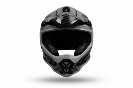 Casca cross/atv Ufo Intrepid Kids, culoare negru/argintiu, marime L [2]
