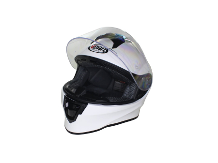 Casca moto,integrala,copii VCAN H151, alb lucios,marime YL 51-52 JUNIOR [2]