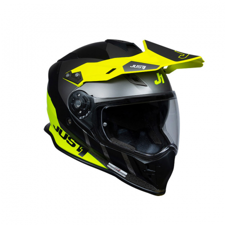 Echipament Cross  & ATV - Casca enduro/ATV JUST J34 Pro Outerspa, culoare galben/negru, marime M