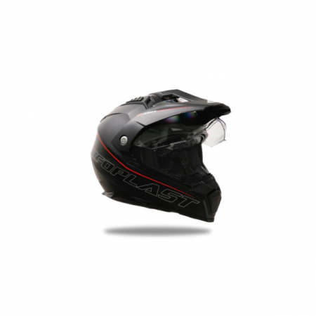 Casca enduro/ATV Ufo Aries, culoare negru/rosu, marimea M [2]