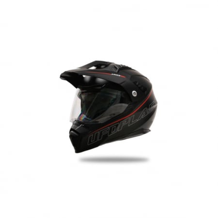 Casti - Casca enduro/ATV Ufo Aries, culoare negru/rosu, marimea S