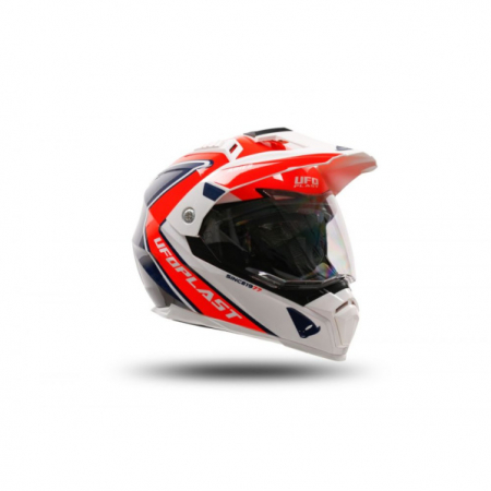 Casca enduro/ATV Ufo Aries, culoare negru/rosu/alb, marimea M [1]