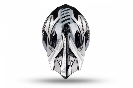 Casca enduro/ATV Ufo Intrepid, culoare negru/gri lucios, marimea XL [6]