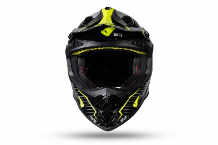 Casca enduro/ATV Ufo Intrepid, gri/negru/galben neon , marimea XL [5]