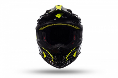 Casca enduro/ATV Ufo Intrepid, gri/negru/galben neon , marimea XL [6]