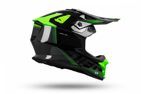 Casca enduro/ATV Ufo Intrepid, gri/negru/verde neon , marimea L [3]
