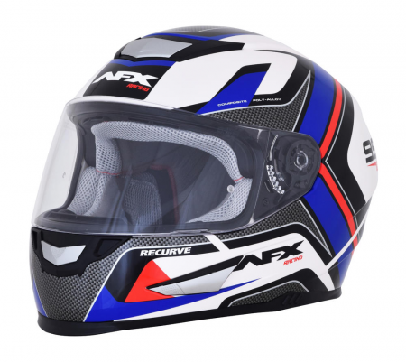 Casti - Casca Integrala AFX FX-99 Recurve Rosu/Alb/Albastru Marime M