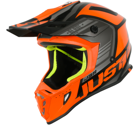 Casti - Casca moto/atv JUST1 J38 BLADE, culoare portocaliu/negru, marime L (59-60cm)