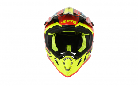 Casca moto/atv JUST1 J38 BLADE, culoare rosu/albastru/galben/negru, XL (61-62cm) [2]