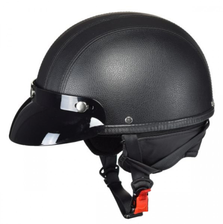Casti - Casca moto Brain Cap Awina TN-8689, cu protectii urechi, marima 2XL, culoare negru