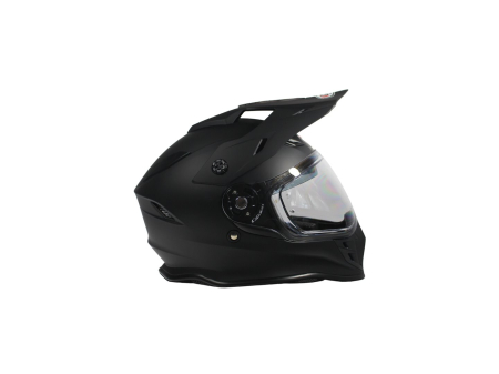 Casca moto dual cu ochelari, VCAN H331, marime XXL, culoare negru mat [1]