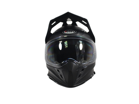 Casca moto dual cu ochelari, VCAN H331, marime XXL, culoare negru mat [3]