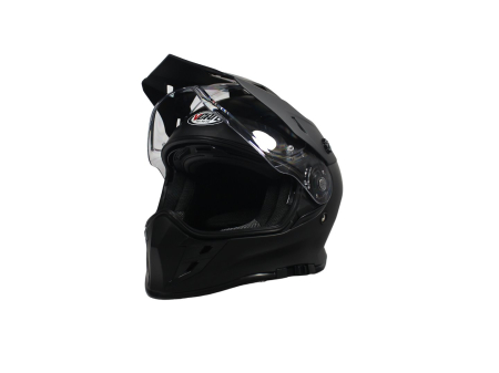 Casca moto dual cu ochelari, VCAN H331, marime XXL, culoare negru mat [4]