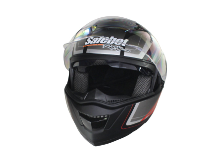 Casca moto rabatabila adulti, Safebet HF-119 Z48-R, culoare negru/gri, marime XL [1]