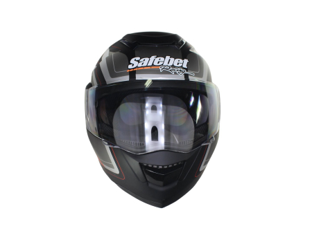 Casca moto rabatabila adulti, Safebet HF-119 Z48-R, culoare negru/gri, marime S [5]