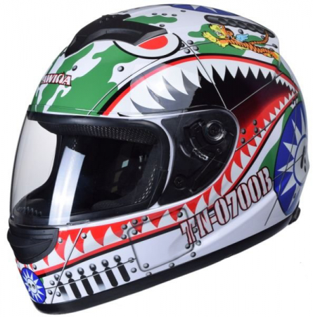 Casti - Casca moto integrala Awina Tn-0700B-C1, marimea M, culoare multicolor