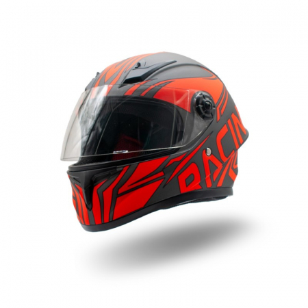 Casca moto integrala copii, XTR506, culoare negru/portocaliu, marime YL [1]