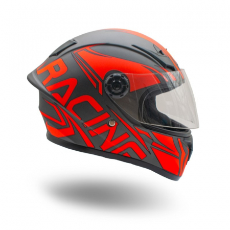 Casca moto integrala copii, XTR506, culoare negru/portocaliu, marime YL [3]