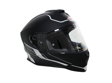 Casca moto,integrala,copii VCAN H151,gri/negru mat,marime YM 49-50 JUNIOR [3]