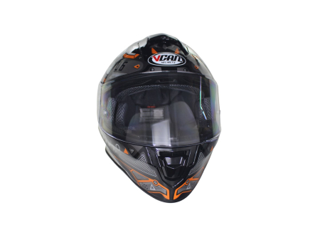 Casca moto,integrala,copii VCAN H151,negru WAR MACHINE lucios,marime  YL 51-52 JUNIOR [1]