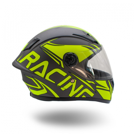 Casca moto integrala copii, XTR506, culoare negru/verde lime, marime YS [5]