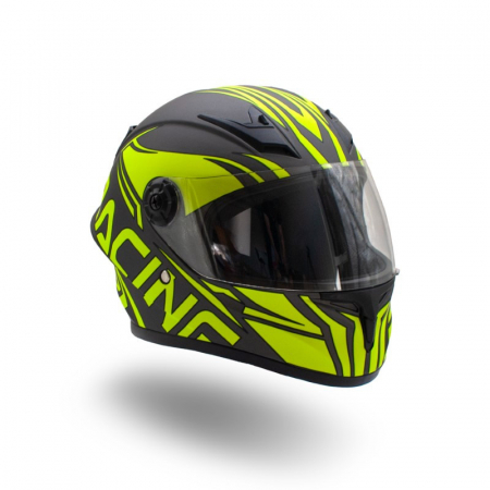 Casca moto integrala copii, XTR506, culoare negru/verde lime, marime YS [6]