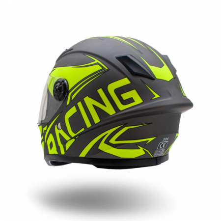 Casca moto integrala copii, XTR506, culoare negru/verde lime, marime YM [2]