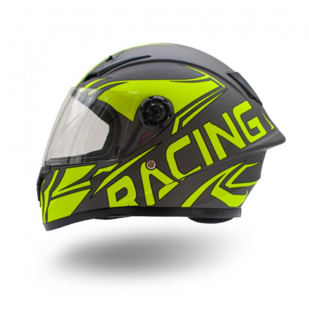 Casca moto integrala copii, XTR506, culoare negru/verde lime, marime YM [1]