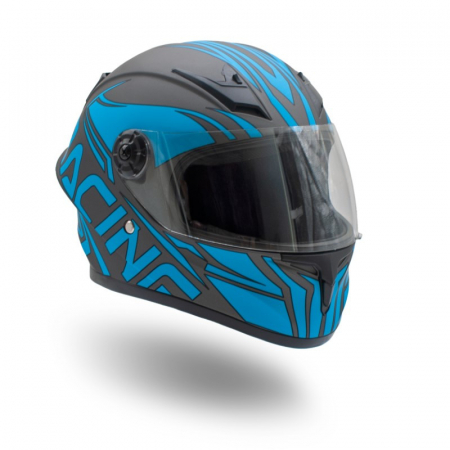Casca moto integrala copii, XTR506, culoare negru/albastru, marime YM [6]