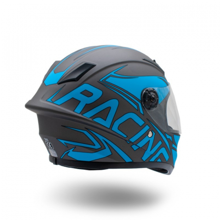 Casca moto integrala copii, XTR506, culoare negru/albastru, marime YS [4]