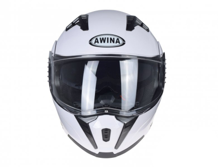 Casca moto rabatabila cu ochelari de soare, Awina JK906, culoare alb, marime L(59-60cm) [3]