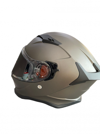 Casca moto integrala cu ochelari, Origine Force Solid, marime M, culaore titaniu mat, ECE22.06 [1]