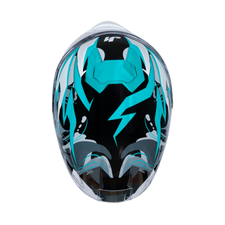 Casca moto integrala JUST1 J-STR AVALON,albastru negru lucios,marime XXL [4]