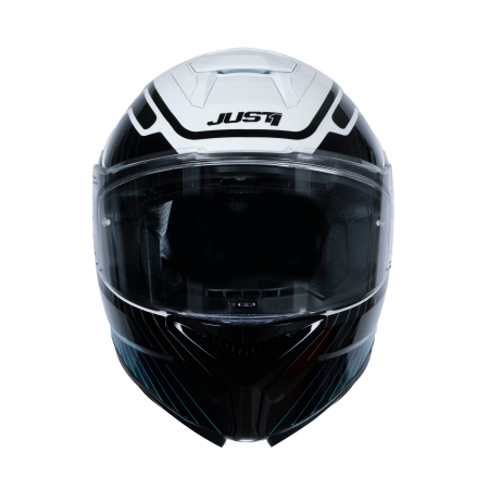 Casca moto integrala JUST1 J-STR TACTICAL,albastru alb lucios,marime XL [2]