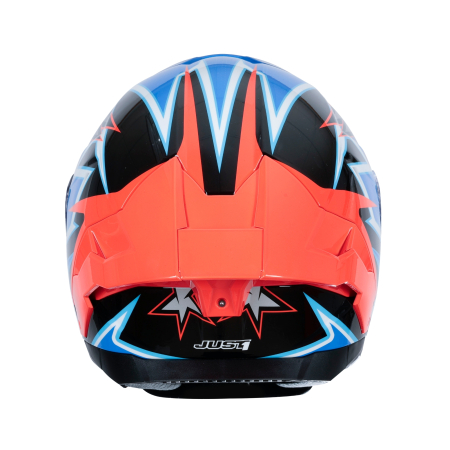 Casca moto integrala JUST1 J-STR ASTRO, rosu/negru/albastru,marime XL [3]