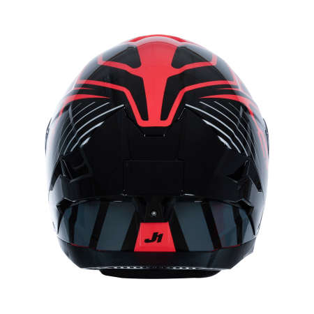 Casca moto integrala JUST1 J-STR TACTICAL,argintiu rosu lucios,marime XXL [4]