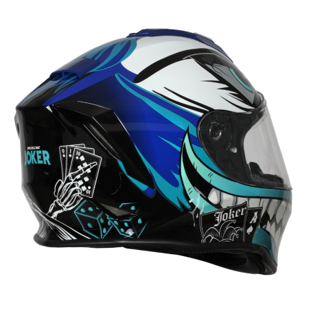 Casca moto copii integrala, Origine Dinamo Kids Joker, culoare albastru/negru lucios, marime YL [1]